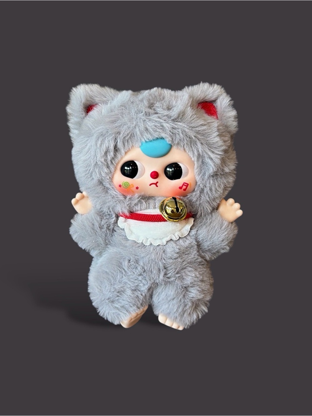 Baby Three Billionaire Cat Plush Pendant